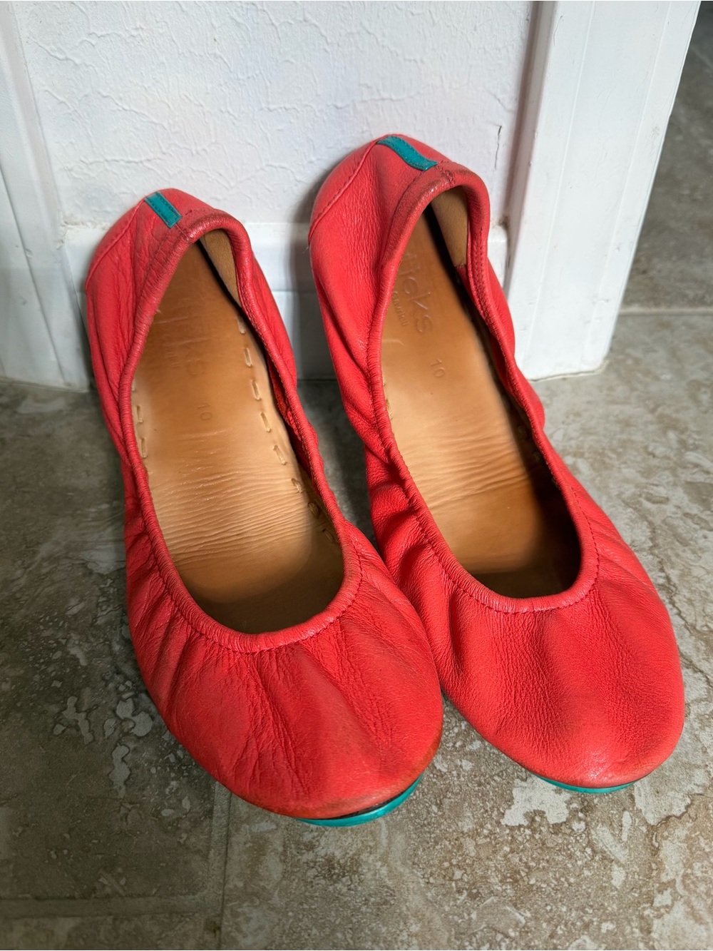 Tieks Poppy Ballet Flats Size 10